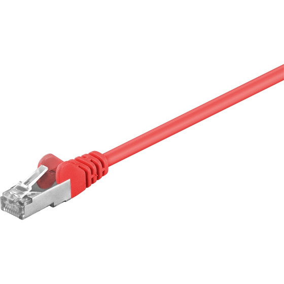 Goobay CAT 5e Patch Cable, F/UTP, red 3 m - (50153)