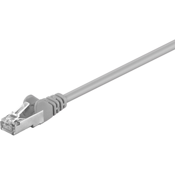 Goobay Cat 5e Patch Cable, SF/UTP, Grey - (95624)