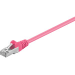 Goobay Cat 5e Patch Cable, SF/UTP, Magenta - (95208)