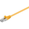 Goobay Cat 5e Patch Cable, SF/UTP, Yellow - (68064)