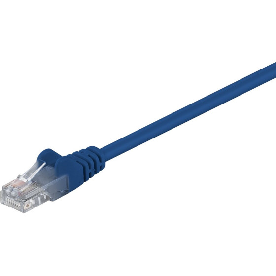 Goobay Cat 5e Patch Cable, U/UTP, Blue - (68340)