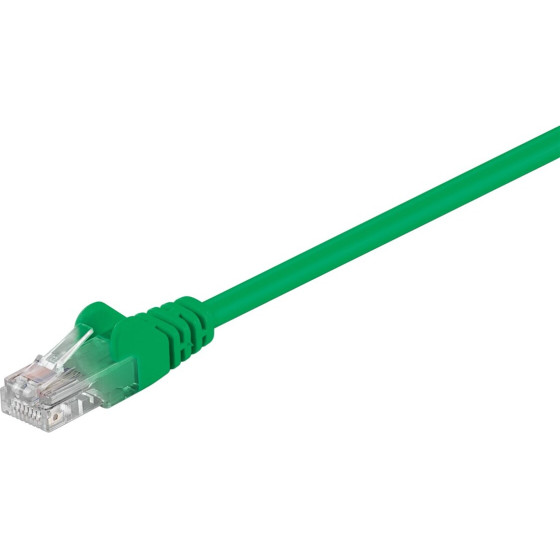 Goobay CAT 5e Patch Cable, U/UTP, Green 20 m - (68363)