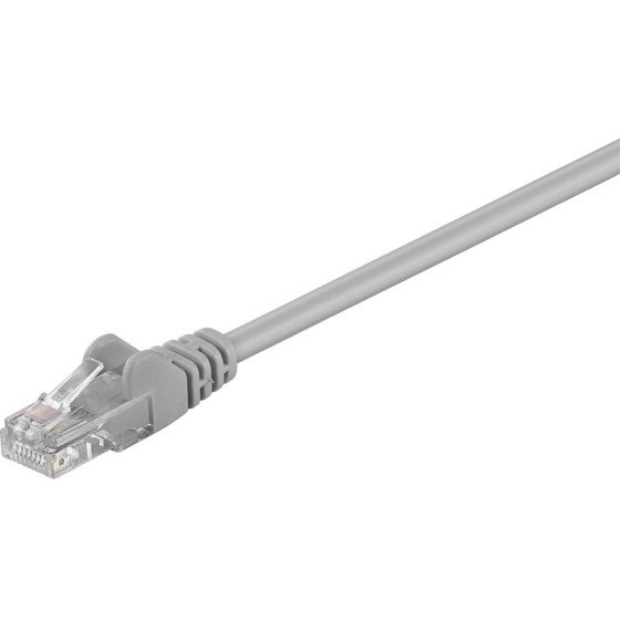 Goobay CAT 5e Patch Cable, U/UTP, grey 25 m - (95635)
