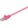 Goobay Cat 5e Patch Cable, U/UTP, Magenta - (95220)