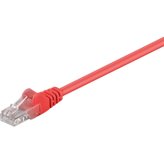 Goobay CAT 5e Patch Cable, U/UTP, red 20 m - (68364)
