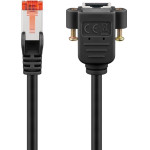 Goobay Cat 6 Extension Cable, S/Ftp (PiMF), Black - (65636)