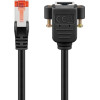 Goobay Cat 6 Extension Cable, S/Ftp (PiMF), Black - (65639)