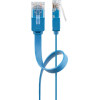 Goobay Cat 6 Flat Patch Cable, U/UTP, Blue - (96407)