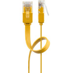 Goobay Cat 6 Flat Patch Cable, U/UTP, Yellow - (96414)