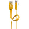 Goobay Cat 6 Flat Patch Cable, U/UTP, Yellow - (96420)