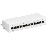 Goobay Cat 6 Mini/Desktop Patch Panel, 12 Port - (62070)