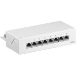 Goobay Cat 6 Mini/Desktop Patch Panel, 8 Port - (62069)
