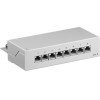 Goobay Cat 6 Mini/Desktop Patch Panel, 8 Port - (93047)