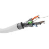 Goobay Cat 6 Network cable, S/Ftp (PiMF), White - (94217)