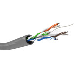 Goobay Cat 6 Network cable, U/UTP, Grey - (93885)