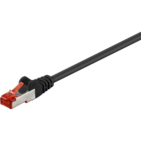 Goobay Cat 6 Patch Cable S/Ftp (PiMF), Black - (68695)