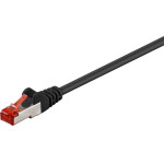 Goobay Cat 6 Patch Cable S/Ftp (PiMF), Black - (68698)