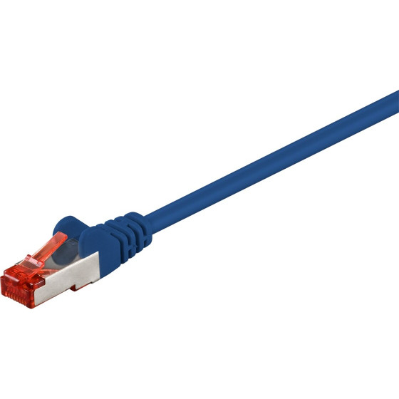 Goobay Cat 6 Patch Cable S/Ftp (PiMF), Blue - (95643)