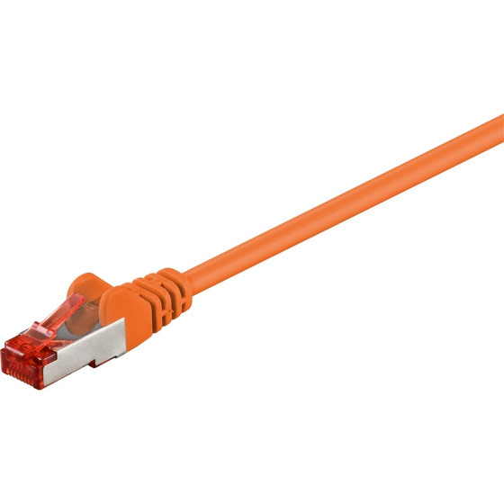 Goobay Cat 6 Patch Cable S/Ftp (PiMF), Orange - (93468)