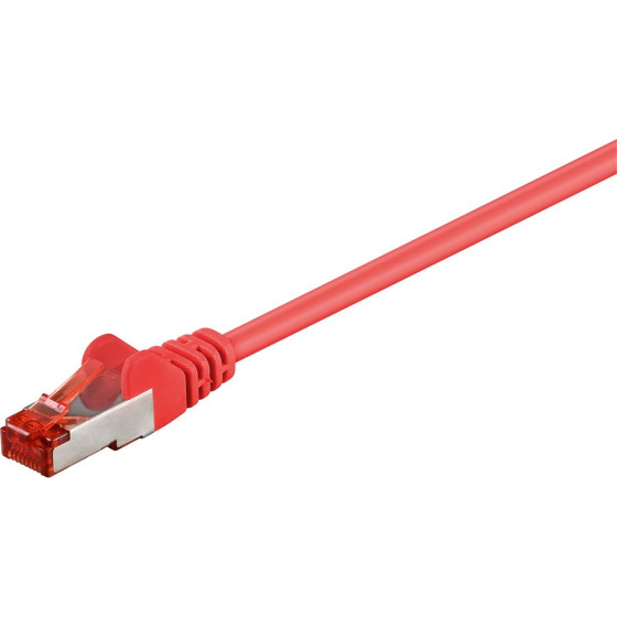 Goobay Cat 6 Patch Cable S/Ftp (PiMF), Red - (93214)