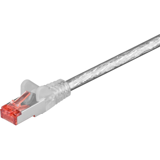 Goobay Cat 6 Patch Cable S/Ftp (PiMF), Transparent - (93567)