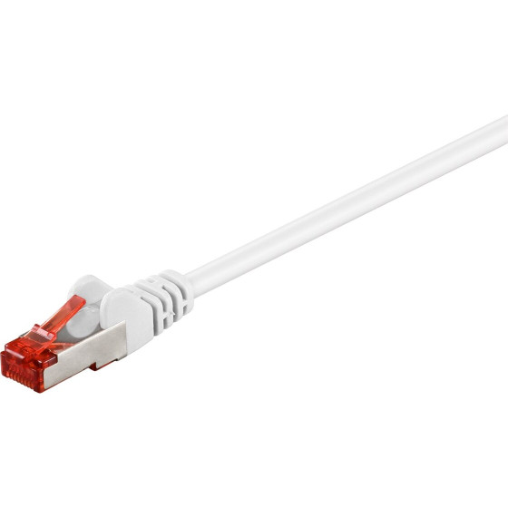 Goobay Cat 6 Patch Cable S/Ftp (PiMF), White - (95656)