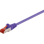 Goobay CAT 6 Patch Cable, S/FTP (PiMF), purple 1.5 m - (95574)