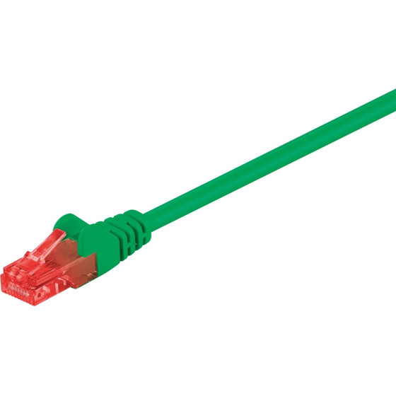 Goobay Cat 6 Patch Cable, U/UTP, Green - (68450)