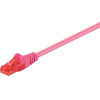 Goobay Cat 6 Patch Cable, U/UTP, Magenta - (95252)