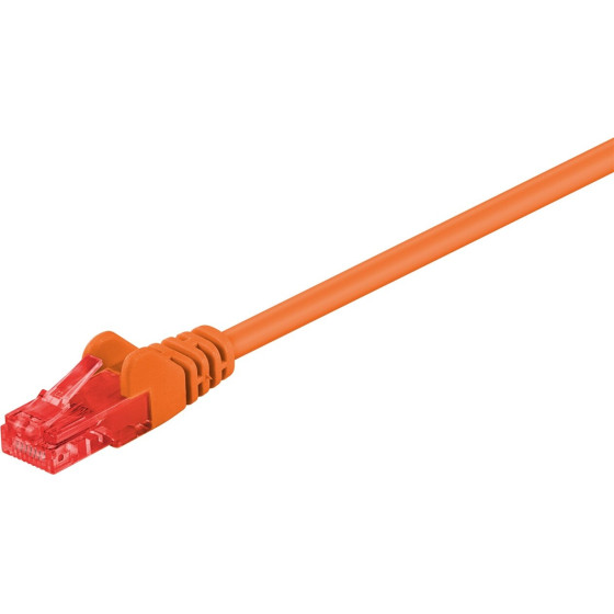 Goobay Cat 6 Patch Cable, U/UTP, Orange - (95259)