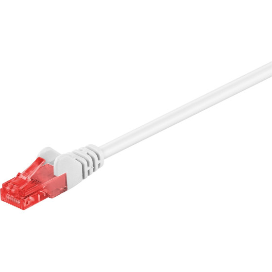 Goobay Cat 6 Patch Cable, U/UTP, White - (68638)