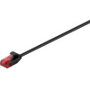 Goobay Cat 6 Slim Patch Cable U/UTP,Black - (93731)