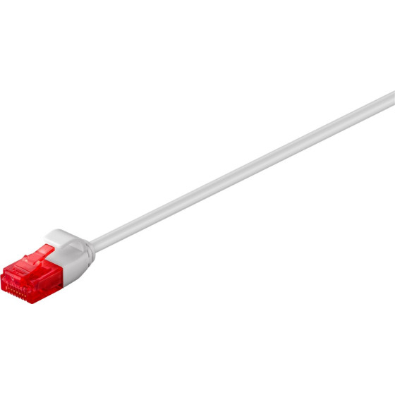 Goobay CAT 6 Slim Patch Cable U/UTP,grey 0.25 m - (71546)