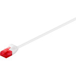 Goobay Cat 6 Slim Patch Cable U/UTP,White - (93710)