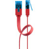 Goobay Cat 6A Flat Patch Cable U/UTP, Red - (96322)