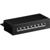 Goobay Cat 6a Mini/Desktop Patch Panel, 8 Port - (62065)