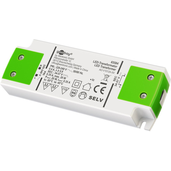 Goobay Constant Current Led Transformer 350 mA, 20 W - (65584)