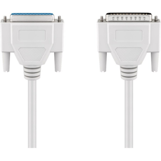 Goobay D-Sub 25-Pin Extension Cable, Male/Female, Serial 1:1 - (50541)