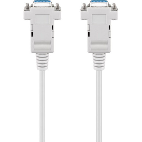 Goobay D-Sub 9-Pin Connector Cable, Female/Female, Serial Null Modem - (68484)