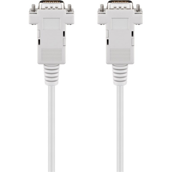 Goobay D-Sub 9-Pin Connector Cable, Male/Male, Serial 1:1 - (50549)