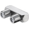 Goobay F Connector, U-Shape: F Socket   F Socket (10 pcs) - (11938)