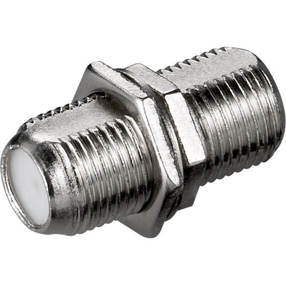 Goobay F Connector: F Socket   F Socket (10 pcs) - (11841)
