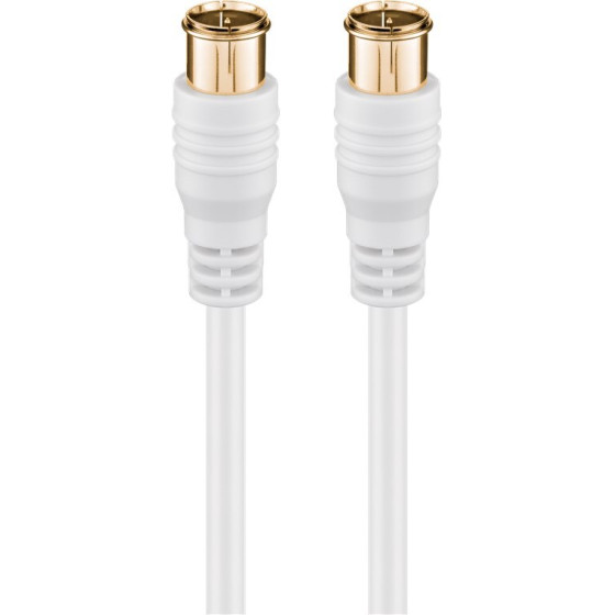 Goobay F-Quick Sat Connection Cable (80 dB), Double Shielded - (62744)