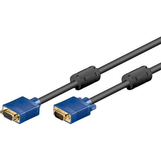 Goobay Full Hd Svga Monitor Extension Cable, gold-Plated - (93613)
