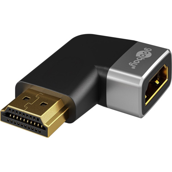 Goobay HDMI(TM) Angled Adapter 270� Horizontal, 8K/60Hz - (72012)