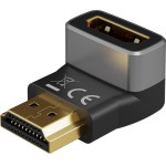 Goobay HDMI(TM) Angled Adapter 270� Vertical, 8K/60Hz - (72011)