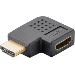 Goobay HDMI(TM) Angled Adapter 90� Horizontal, 8K/60Hz - (65745)