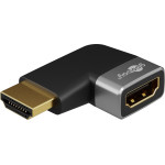 Goobay HDMI(TM) Angled Adapter 90� Horizontal, 8K/60Hz - (72010)