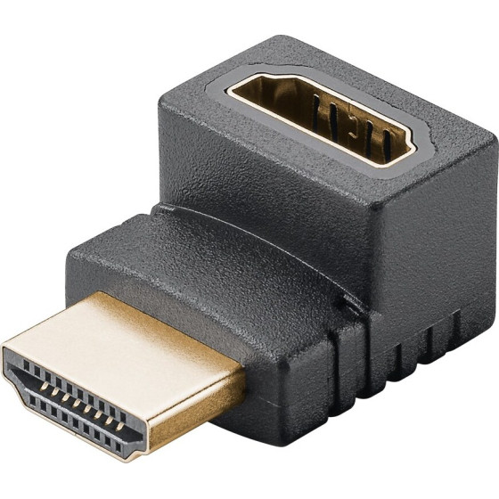 Goobay HDMI(TM) Angled Adapter 90� Vertical, 8K/60Hz - (65744)