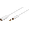 Goobay Headphone And Audio Aux Extension Cable, 4-Pin 3.5 Mm Slim, Cu - (62362)